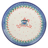 Polish Pottery Dinner Plate 10&frac12;-inch Magical Carriage