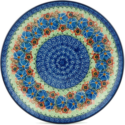 Polish Pottery Dinner Plate 10&frac12;-inch Magnificent Trope UNIKAT
