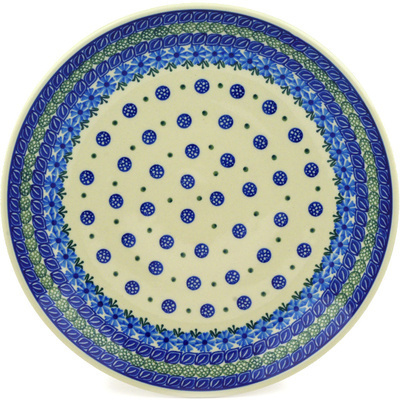 Polish Pottery Dinner Plate 10&frac12;-inch Pecos River