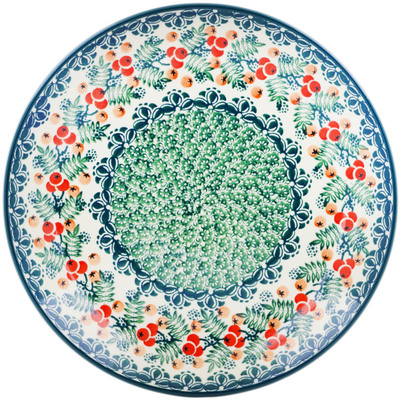 Polish Pottery Dinner Plate 10&frac12;-inch Rowan Wreath