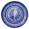 Polish Pottery Dinner Plate 10&frac12;-inch Shades Of Blue UNIKAT