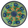 Polish Pottery Dinner Plate 10&frac12;-inch Sprouting Cupids UNIKAT