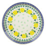 Polish Pottery Dinner Plate 10&frac12;-inch Sweet Heart Yellow