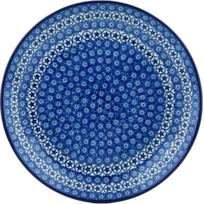 Polish Pottery Dinner Plate 10&frac12;-inch Texas Stars