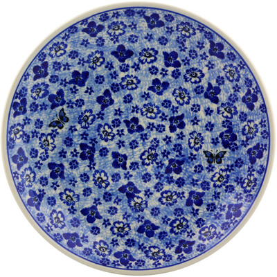 Polish Pottery Dinner Plate 10&frac12;-inch True Blue Calico