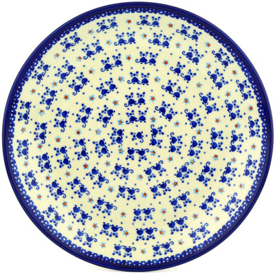 Polish Pottery Dinner Plate 10&frac12;-inch Two Blind Mice