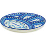 Polish Pottery Divided Dish 9&quot; Winter Sparrow