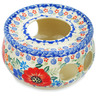 Polish Pottery Heater 6&quot; Tangles Of Beauty