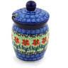 Polish Pottery Jar with Lid with Opening 4&quot; Maraschino