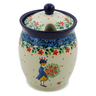 Polish Pottery Jar with Lid with Opening 5&quot; Charming Prince UNIKAT