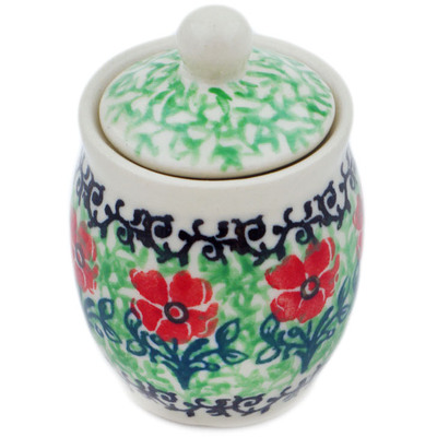Polish Pottery Mini Jar 2&quot; Maraschino