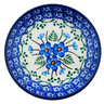 Polish Pottery Mini Plate, Coaster plate Blue Blossom