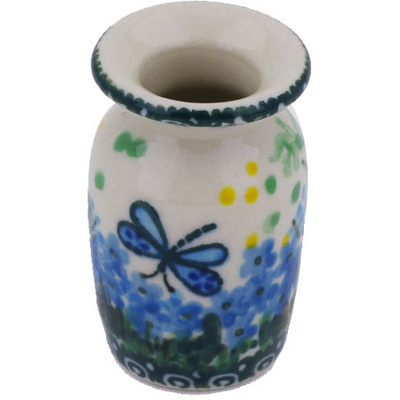 Polish Pottery Mini Vase 2&quot; Garden Delight UNIKAT