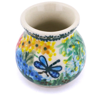 Polish Pottery Mini Vase 2&quot; Garden Delight UNIKAT