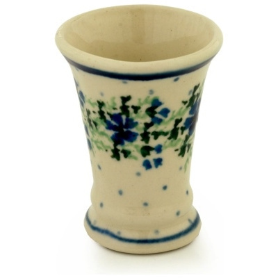 Polish Pottery Mini Vase 2&quot; Polish Wreath