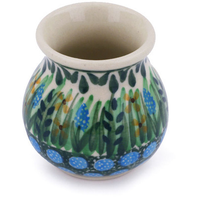 Polish Pottery Mini Vase 2&quot; Prairie Land UNIKAT