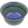 Polish Pottery Mixing Bowl 12-inch (8 quarts) Mardi Gras UNIKAT