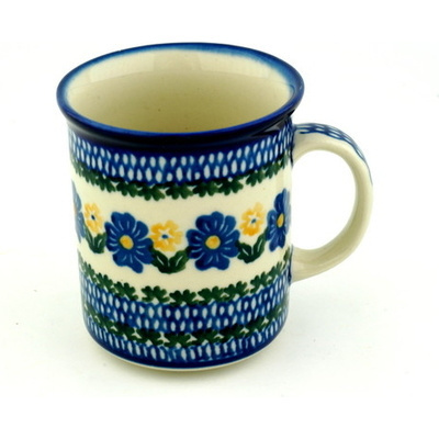 Polish Pottery Mug 10 oz Garden Seeds