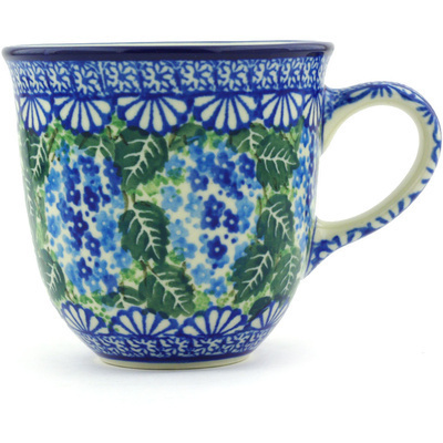 Polish Pottery Mug 10 oz Magnificent Ideal UNIKAT