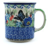 Polish Pottery Mug 10 oz Mariposa UNIKAT