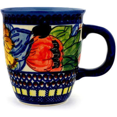 Polish Pottery Mug 10 oz UNIKAT