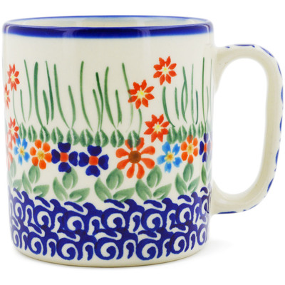 Polish Pottery Mug 12 oz Blissful Daisy