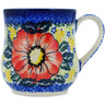 Polish Pottery Mug 13 oz Bloom Tales
