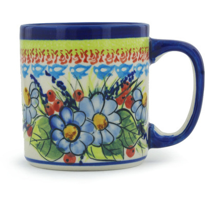 Polish Pottery Mug 13 oz Spring Bliss UNIKAT