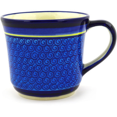 Polish Pottery Mug 17 oz Blue Galaxy