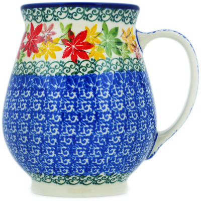 Polish Pottery Mug 17 oz Fall Vibes