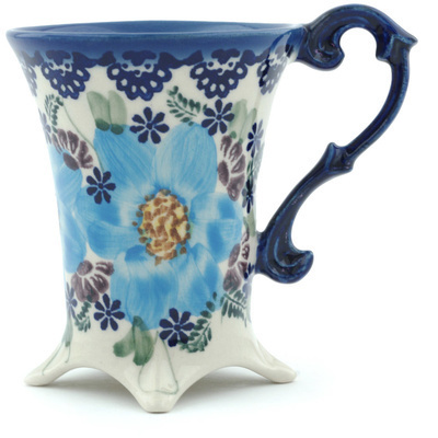 Polish Pottery Mug 5 oz Soft Touch UNIKAT