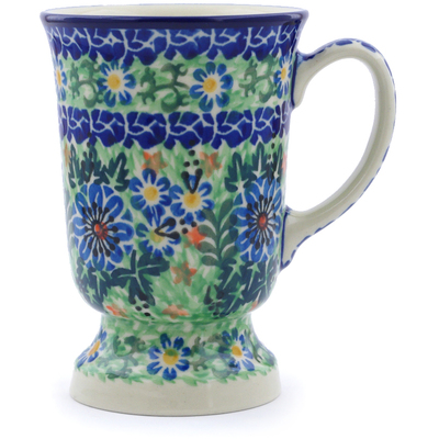 Polish Pottery Mug 8 oz Spring Wedding UNIKAT