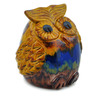Polish Pottery Owl Figurine 7&quot; Natures Best