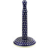 Polish Pottery Paper Towel Stand 13&quot; Blue Eyes