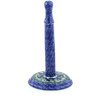 Polish Pottery Paper Towel Stand 13&quot; Blueberry Fields Forever