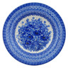 Polish Pottery Pasta Bowl 9&quot; Dreams In Blue UNIKAT