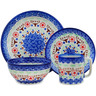 Polish Pottery Place Setting 10&quot; Texas State