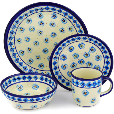 Polish Pottery Place Setting 11&quot; Power Points