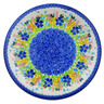 Polish Pottery Plate 10&quot; Spring Whimsy UNIKAT