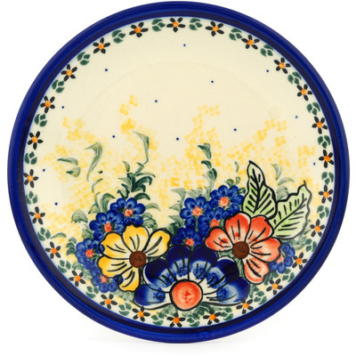 Polish Pottery Plate 10&quot; Summer Happiness UNIKAT