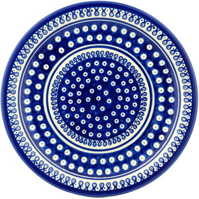 Polish Pottery Plate 11&quot; Merry Go Round
