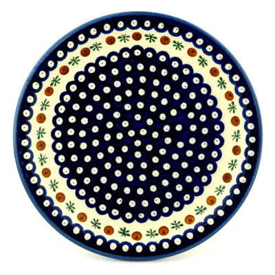 Polish Pottery Plate 11&quot; Mosquito