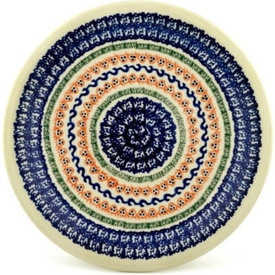 Polish Pottery Plate 11&quot; Obsession