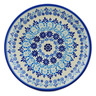 Polish Pottery Plate 7&quot; Blue Magnificence