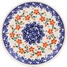 Polish Pottery Plate 7&quot; Country Garden