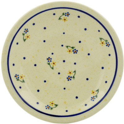Polish Pottery Plate 7&quot; Country Meadow