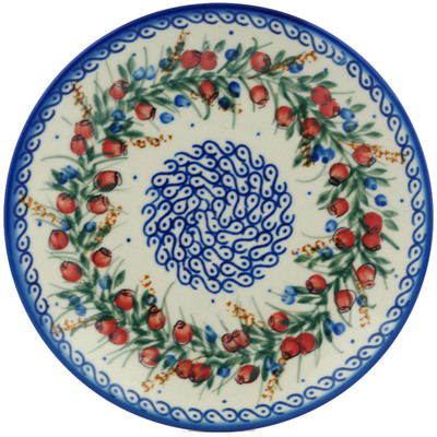 Polish Pottery Plate 7&quot; Country Walk