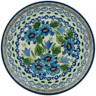 Polish Pottery Plate 7&quot; Evangeline UNIKAT
