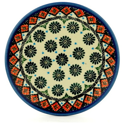 Polish Pottery Plate 7&quot; Sugar And Spice UNIKAT