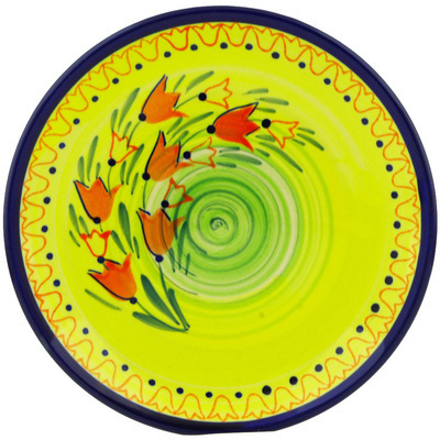 Polish Pottery Plate 7&quot; Sunny Side Up